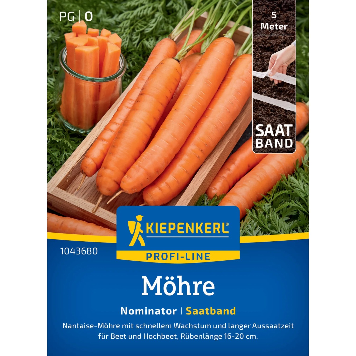 Kiepenkerl Möhre "Nominator" F1-Hybride Saatband