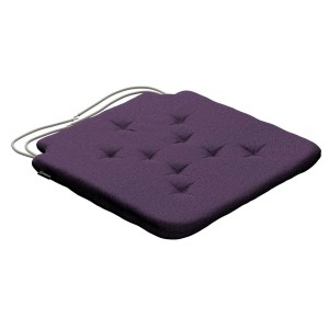 Dekoria Stuhlkissen Christoph, violett, mit Bindebändern. Sitzkissen für Stühle.