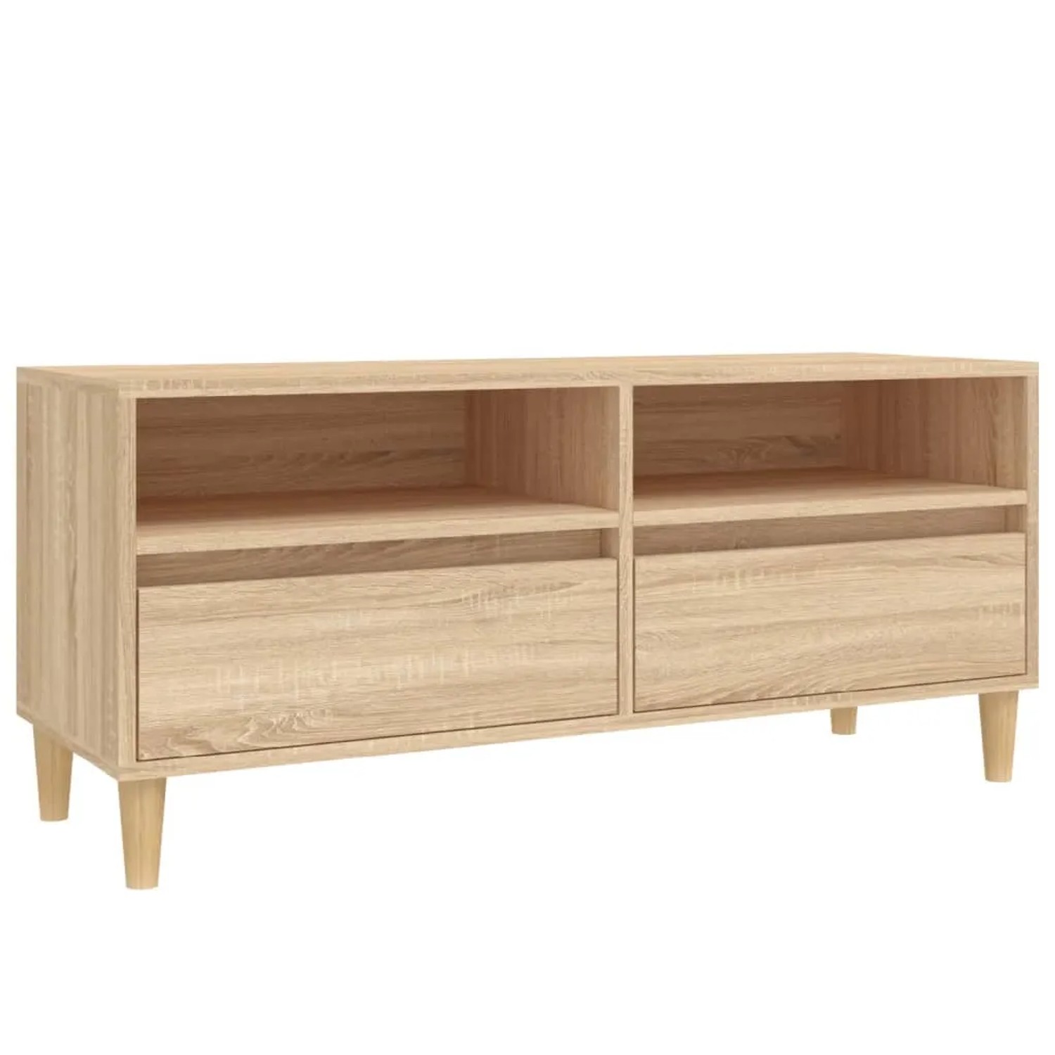 vidaXL TV-Schrank Sonoma-Eiche 100x34,5x44,5 cm Holzwerkstoff 831896