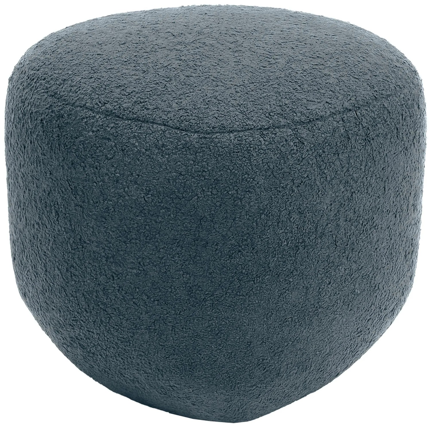 DELUKE Sitzhocker SUMIR Stoff Dunkelgrau 52x48x32cm Hocker Schlafzimmer Polsterhocker Wohnzimmer Sitzbank Esszimmer