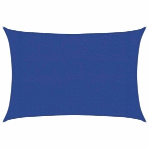 vidaXL Sonnensegel 160 g/m² Rechteckig Blau 3x4,5 m HDPE 311513