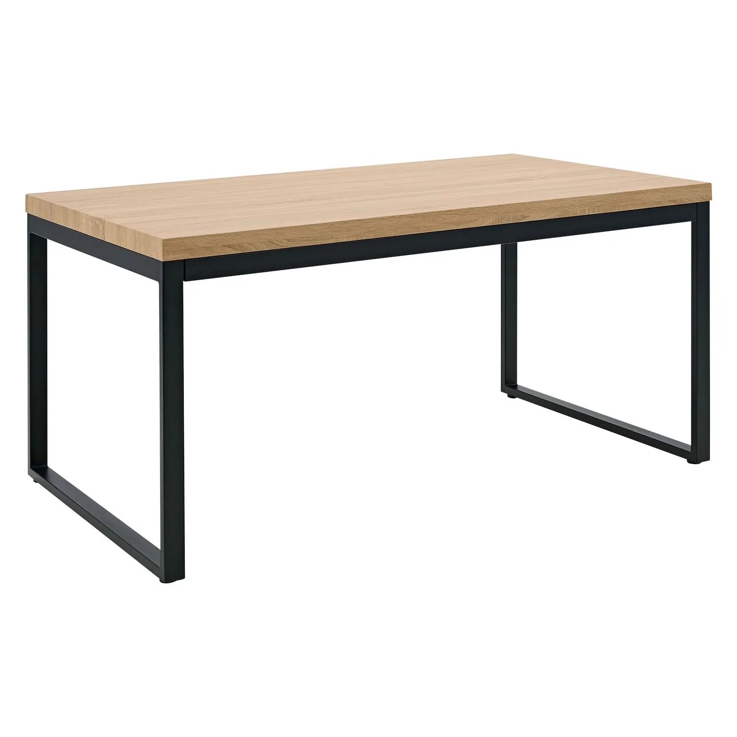 Homestyle4u Esstisch Industrial Style Eiche Grau 160x90 cm 3126
