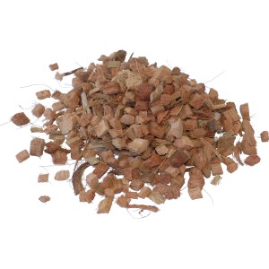 Proflora Kokoschips, Mulch- und Mischsubstrat, 10 l, zur Bodenverbesserung und als Winterschutz.