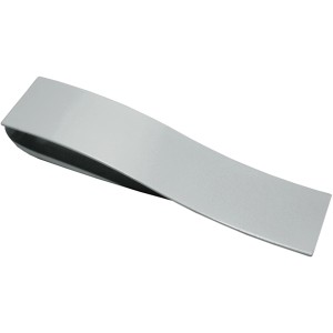 Gardinia Raffspange Indira, Edelstahl gebürstet, für Gardinen und Vorhänge.