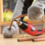 Black+Decker Heißluftgerät KX1693 beim Erhitzen eines Kupferrohrs.