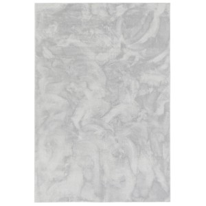 Pergamon Luxus Fellteppich Pearl Grau, 80x150cm, super weich und flauschig.