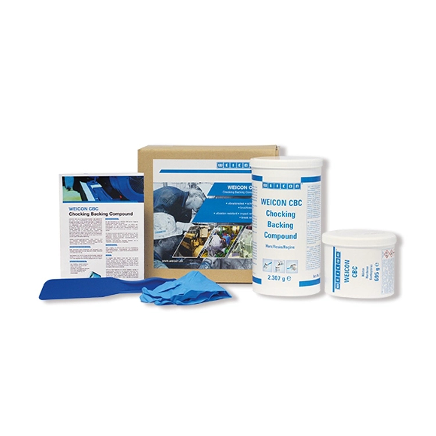 WEICON Plastik-Stahl CBC  3 kg