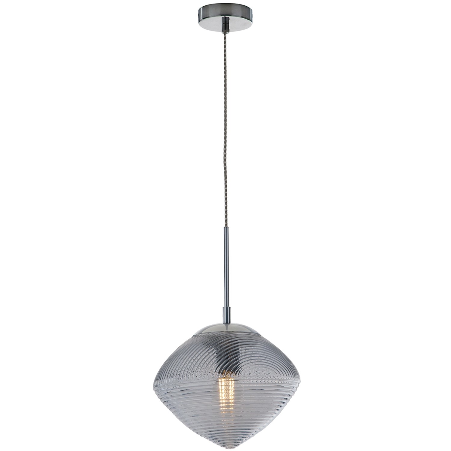 Luce Design Pendelleuchte Greenwich 1-flammig Seeblau Ø 26,2 cm