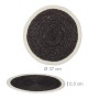 Relaxdays Tischset Seegras Schwarz Creme Hitzebeständig 0,5 cm x 37 cm_4