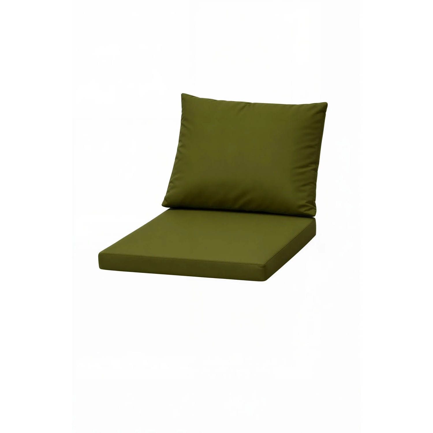Setgarden Mix 6er Set Sitzkissen Für Polyrattan Sessel 50x52x7 Sitz + 50x56 cm Rückenlehne 1tlg Grün