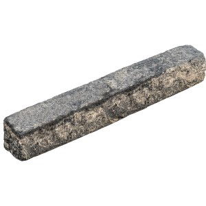 Diephaus Palisade Kina, weiß-schwarz, 75x15x12,5 cm. Mauerstein für Garteneinfassungen und Beetbegrenzungen.