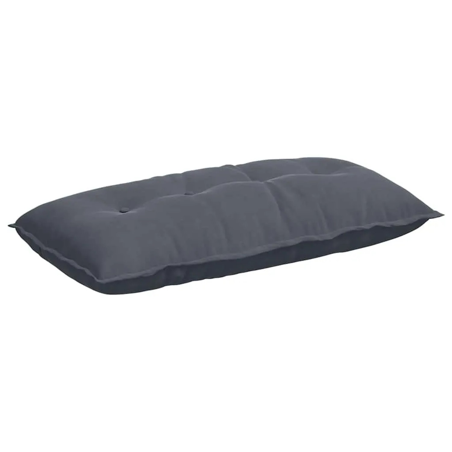 vidaXL Rückenkissen Dunkelgrau 100 x 50 cm Cordstoff 42014762