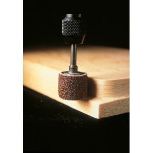 Dremel Schleifband 407 K60 mit Aufspanndorn für Miniaturwerkzeuge.