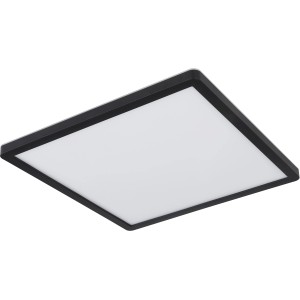 Quadratische LED-Deckenleuchte Sapana, 80x20 cm, Aluminium Weiß, für Innenräume.