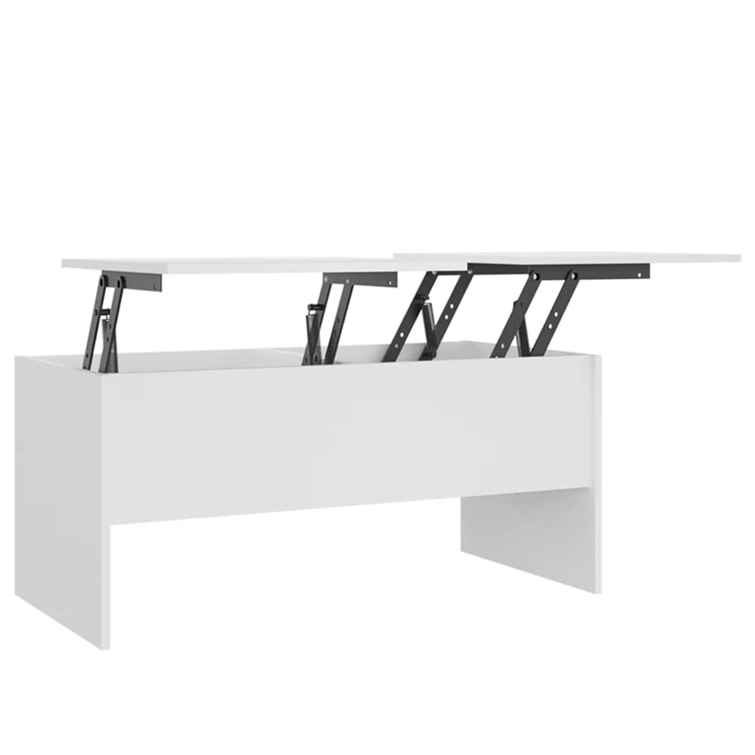vidaXL Couchtisch Weiß 102x50,5x46,5 cm Holzwerkstoff 809719 günstig online kaufen