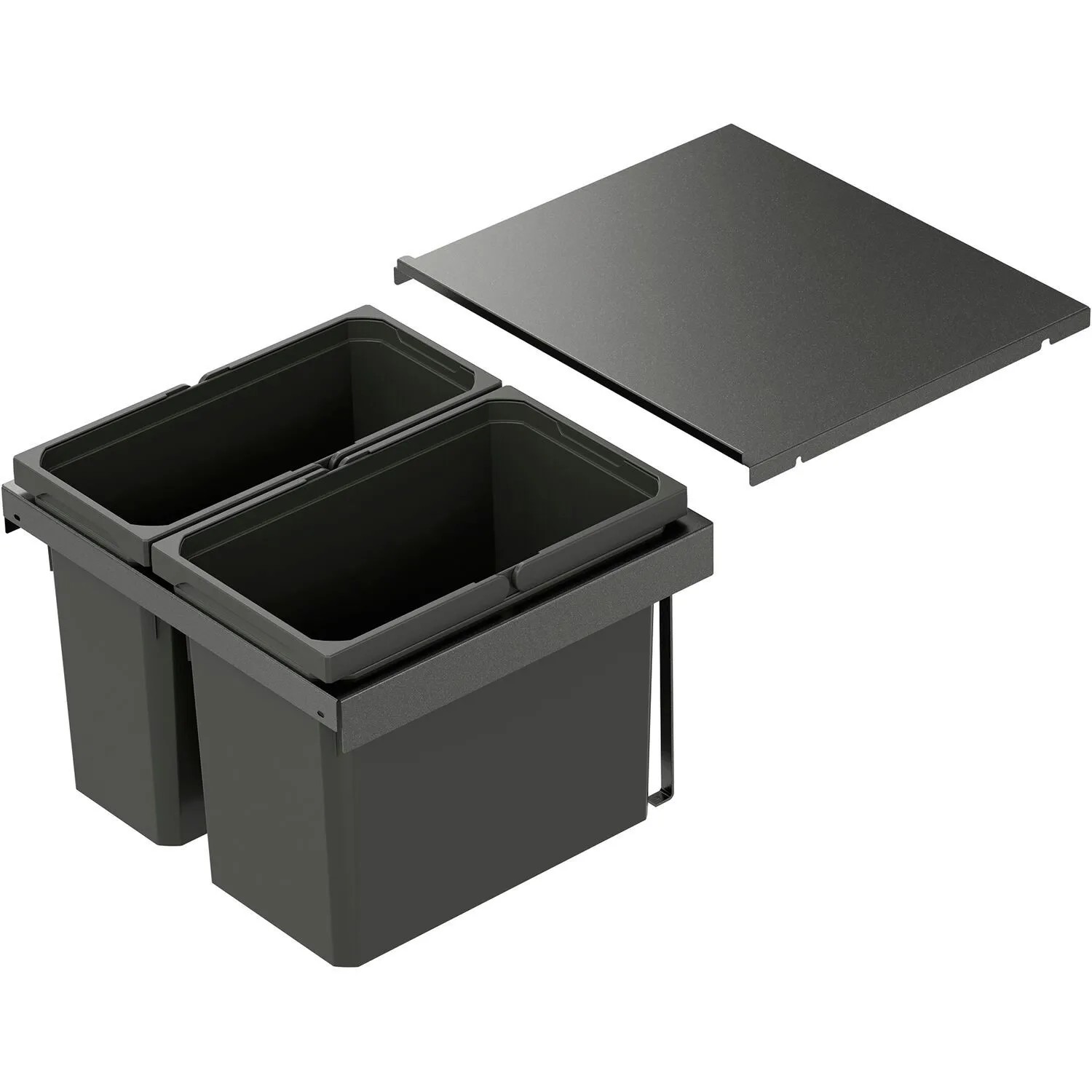 Vauth-Sagel Abfalltrennsystem Envi Flex Korpusbreite 500 mm 1x22, 1x16, Lava