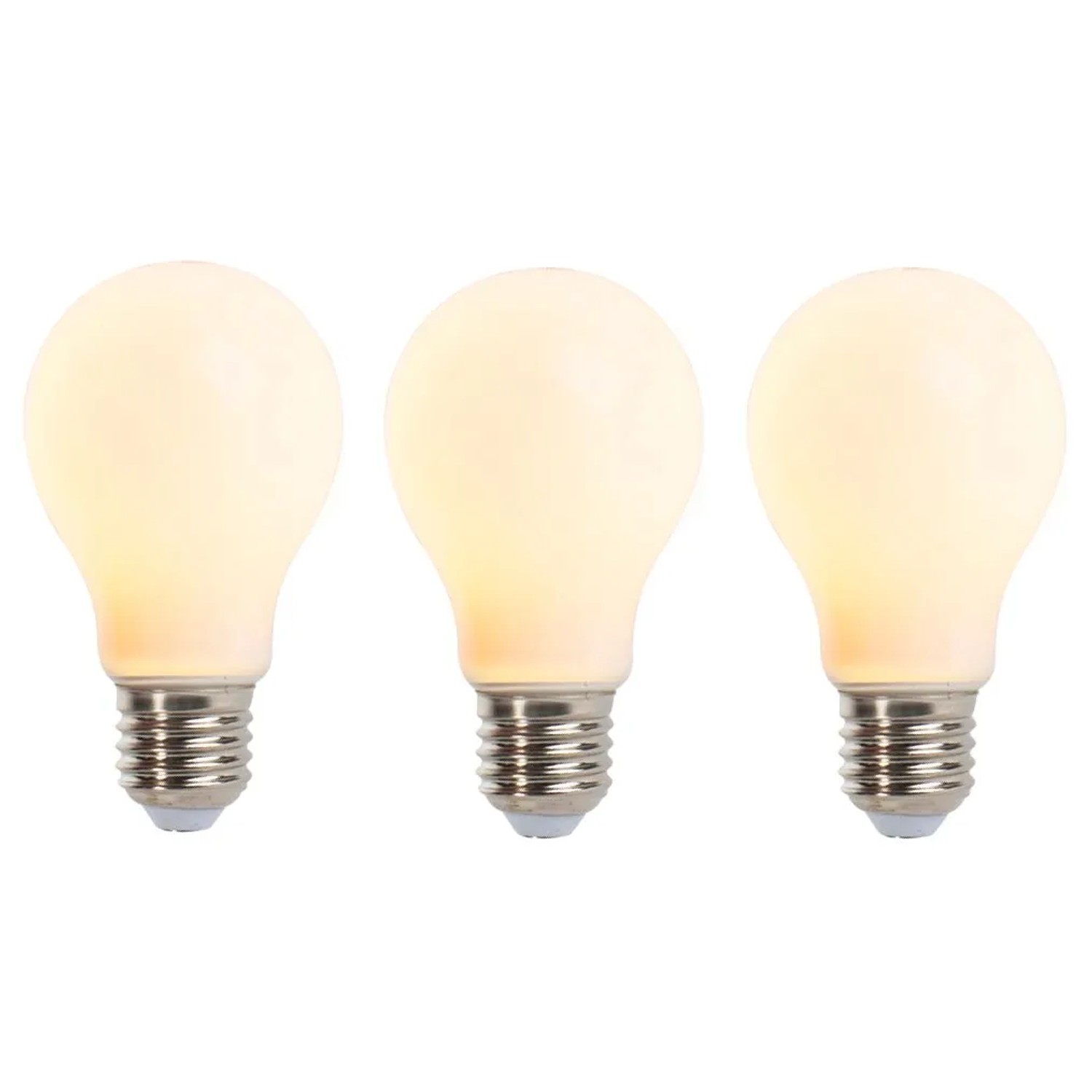 LUEDD 3er Set E27 Dimmbare LED Glühlampe Matt 5W 380lm 2350K