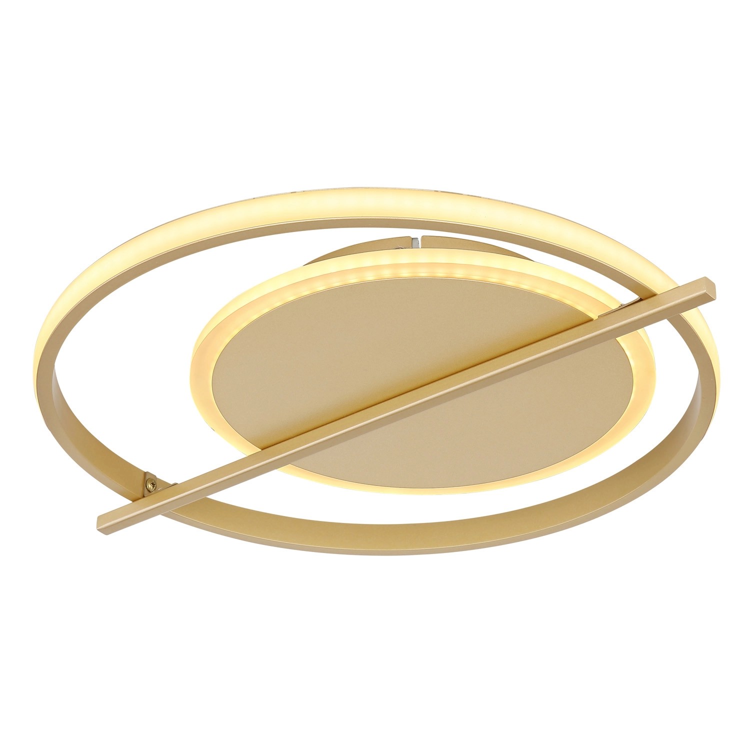 Globo LED-Deckenleuchte Reball Gold Ø 36 cm