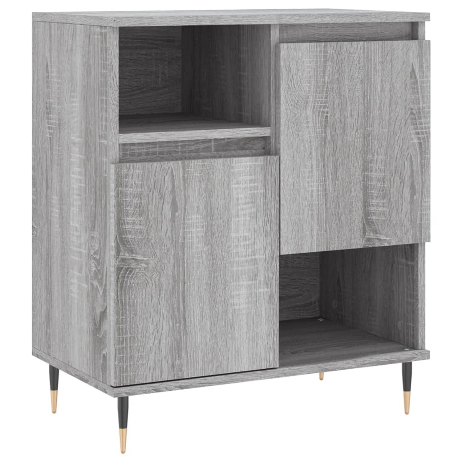 vidaXL Sideboard Grau Sonoma 60x35x70 cm Holzwerkstoff 831186