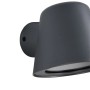 Anthrazitfarbene LED-Außenwandleuchte BENI für GU10 Leuchtmittel, modernes Design.