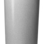 Garantia Regenwasserbehälter Stone 2in1 350 l Silber mit Messinggewinde und Pflanzschale.