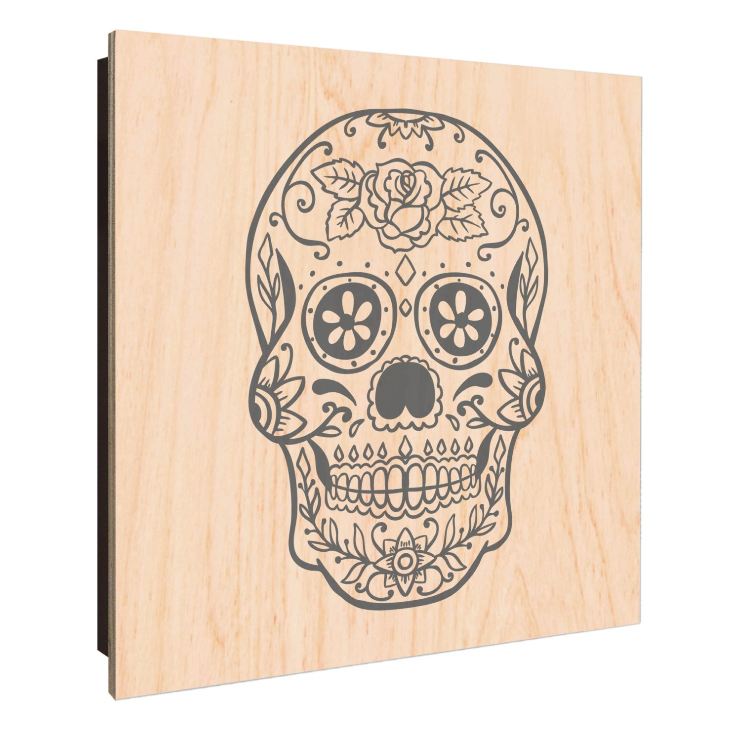 Banjado Großer Schlüsselkasten Holz 30x30cm Schwarz Scharnier Links 50 Hake günstig online kaufen