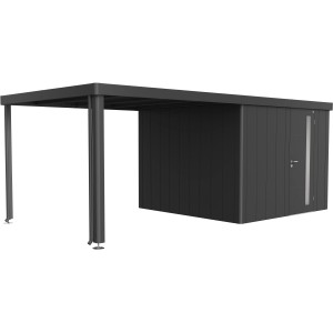 Biohort Seitendach in Dunkelgrau-Metallic für Gerätehaus Neo, Größe 3A/3B/3C/3D.