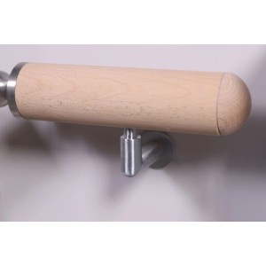 Endkappe Buche für Holzhandlauf Ø 40 mm - Handlauf Zubehör inkl. Montagematerial