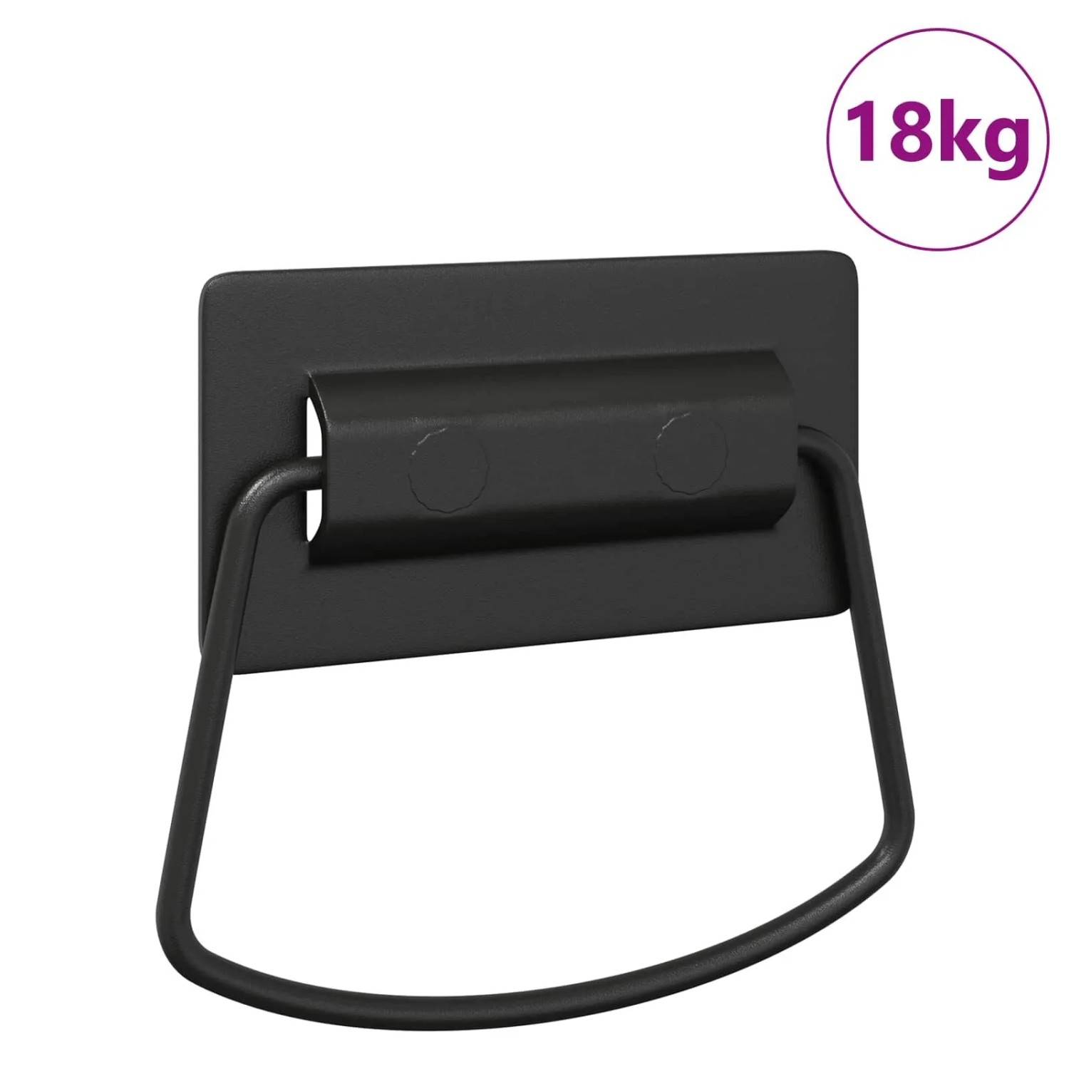 vidaXL Schrankgriffe Schwarz 85 x 45 mm Metall 864751