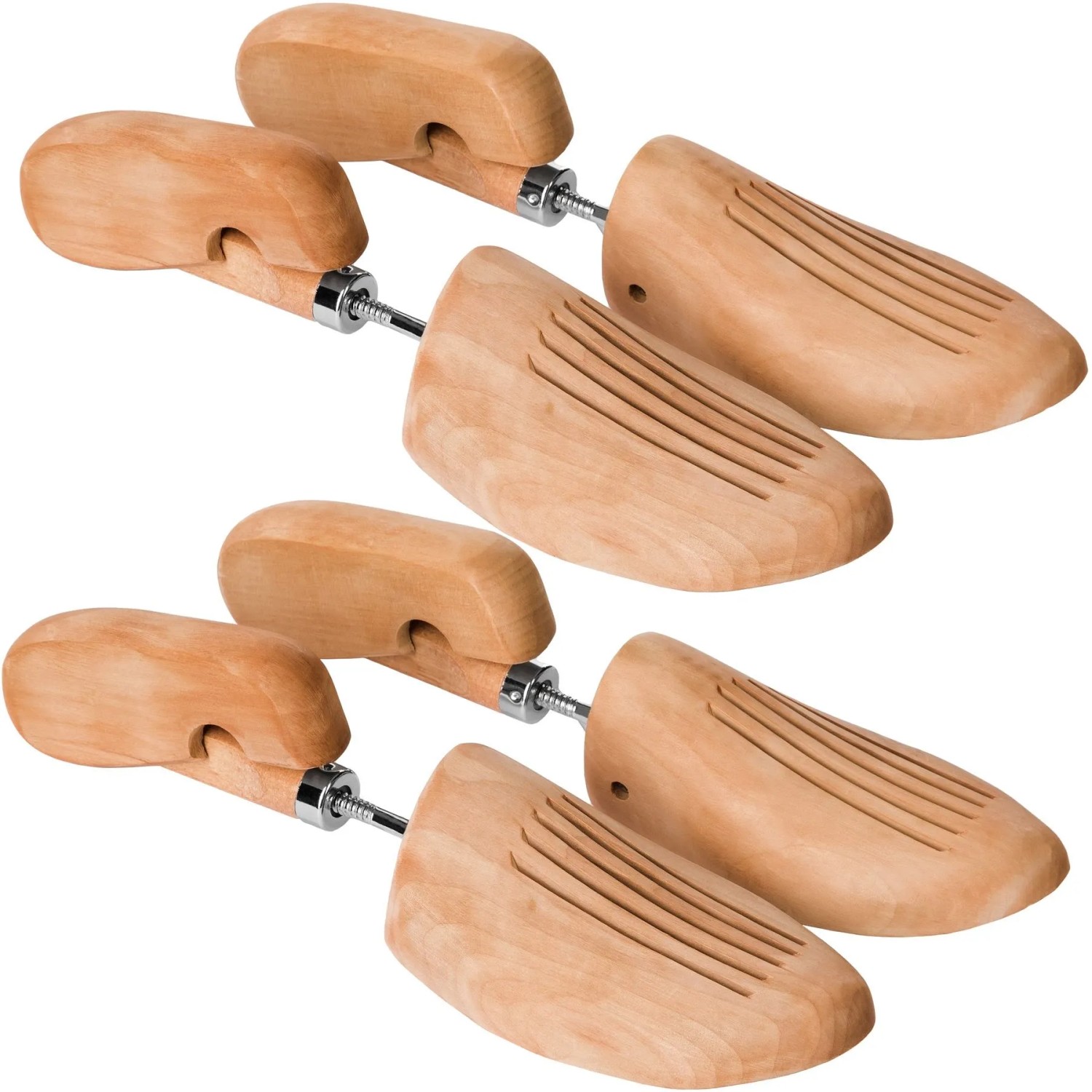 Tectake 2 Paar Schuhspanner Aus Lotusholz Für Damen Und Herrenschuhe 30 X 9 50 X 5 50 Cm Braun