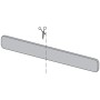 InForm-Blende Typ 3, Marmor Medusa Beige, 40,5 cm, zuschneidbar für Fensterbänke.
