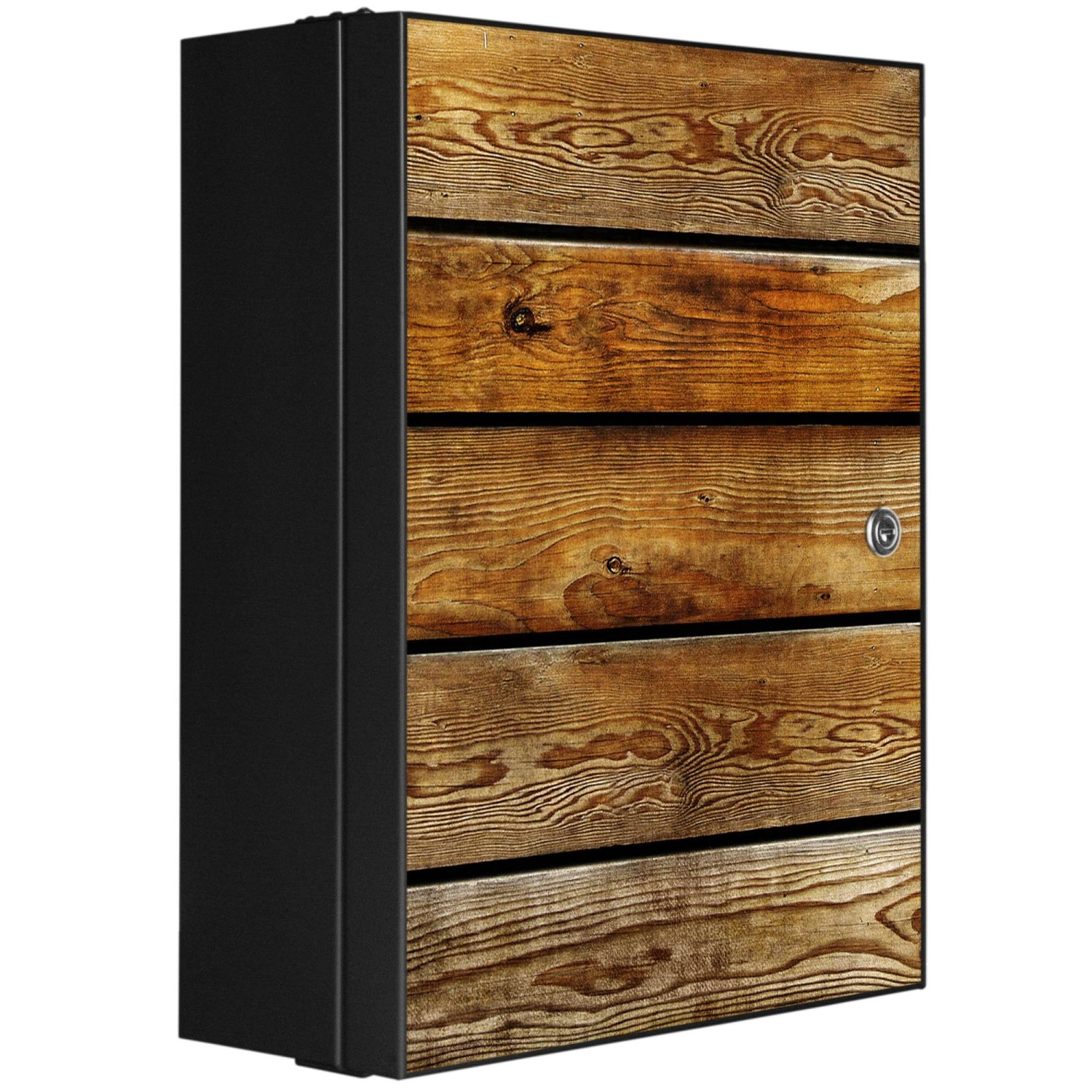 Banjado XXL Medizinschrank Abschliessbar 35x46x15cm Arzneischrank Anthrazit günstig online kaufen