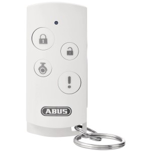 Abus Smartvest Funk-Fernbedienung zur Steuerung der Alarmanlage per Knopfdruck.