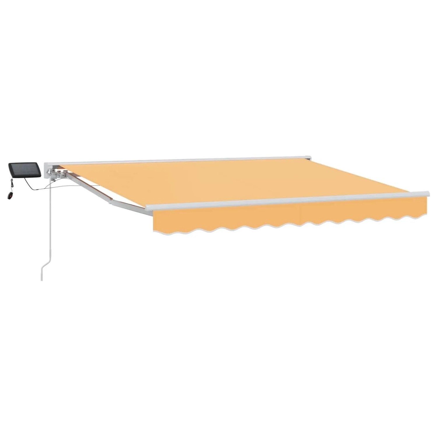 vidaXL Manueller Markisenrahmen mit LEDs Sand 3 x 2,5 m 3425905