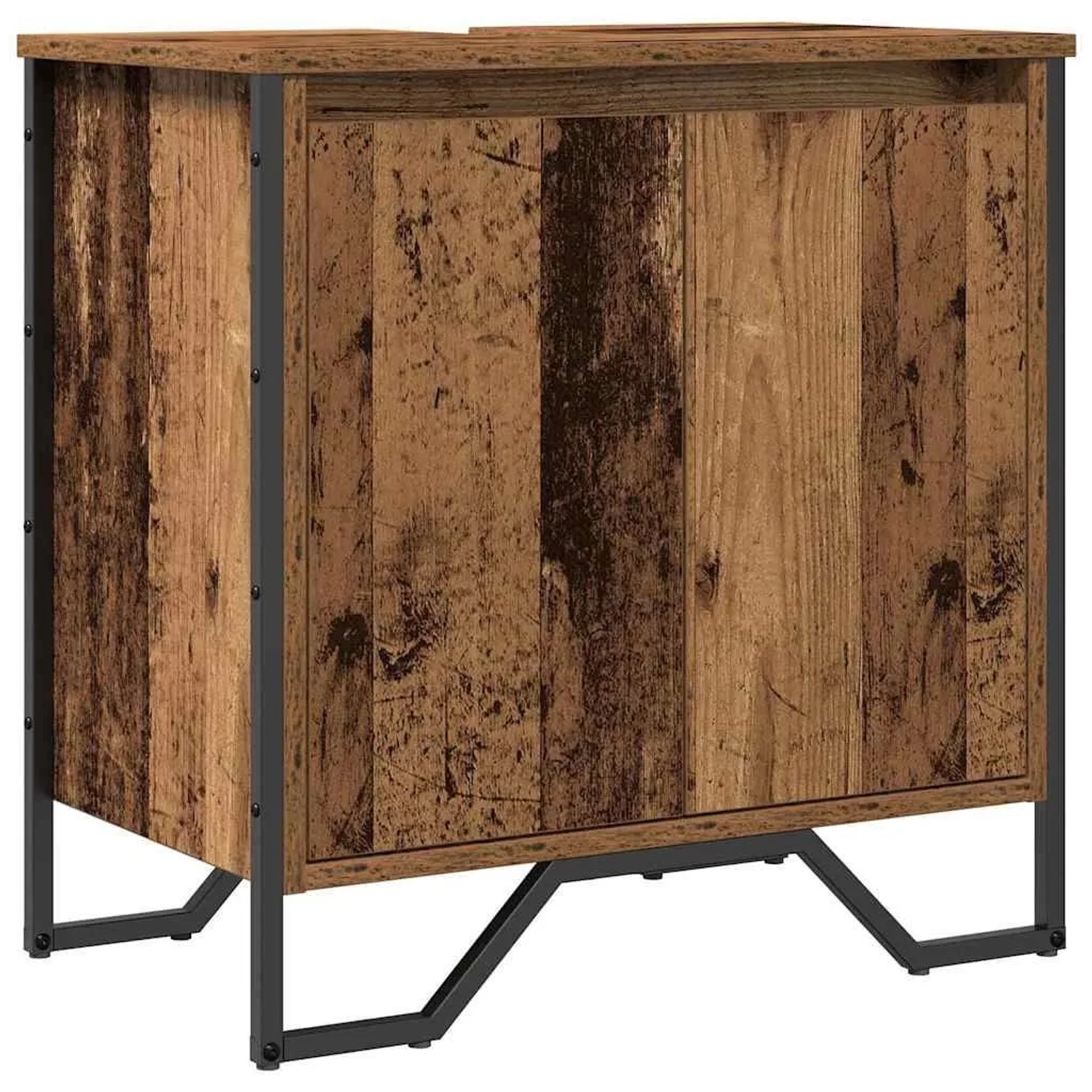 vidaXL Waschbeckenschrank Altholz 60 x 35 x 60 cm Holzwerkstoff 869177 günstig online kaufen
