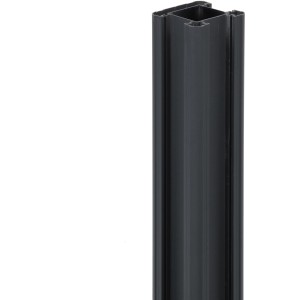 Floraworld Bohlenzaun-Pfosten, 94 cm, zum Aufdübeln, aus pulverbeschichtetem Aluminium.