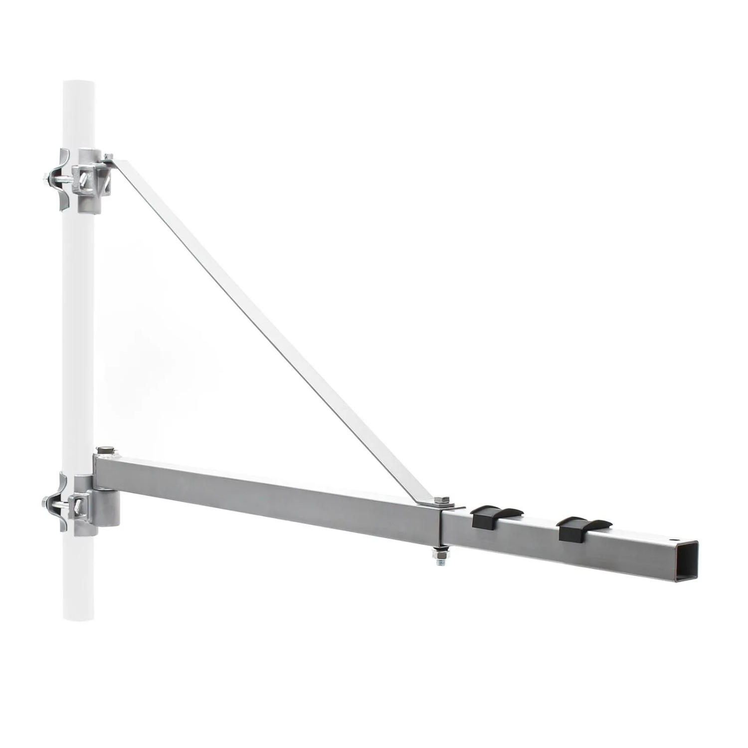 Wiltec Schwenkarm Halterung für Seilzug 600kg 110cm Seilwinde Seilhebezug Träger