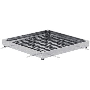 ACO Schachtabdeckung FI 2.0 Flex A15, 800x1000 mm, Stahl verzinkt, für bauseitige Füllung.