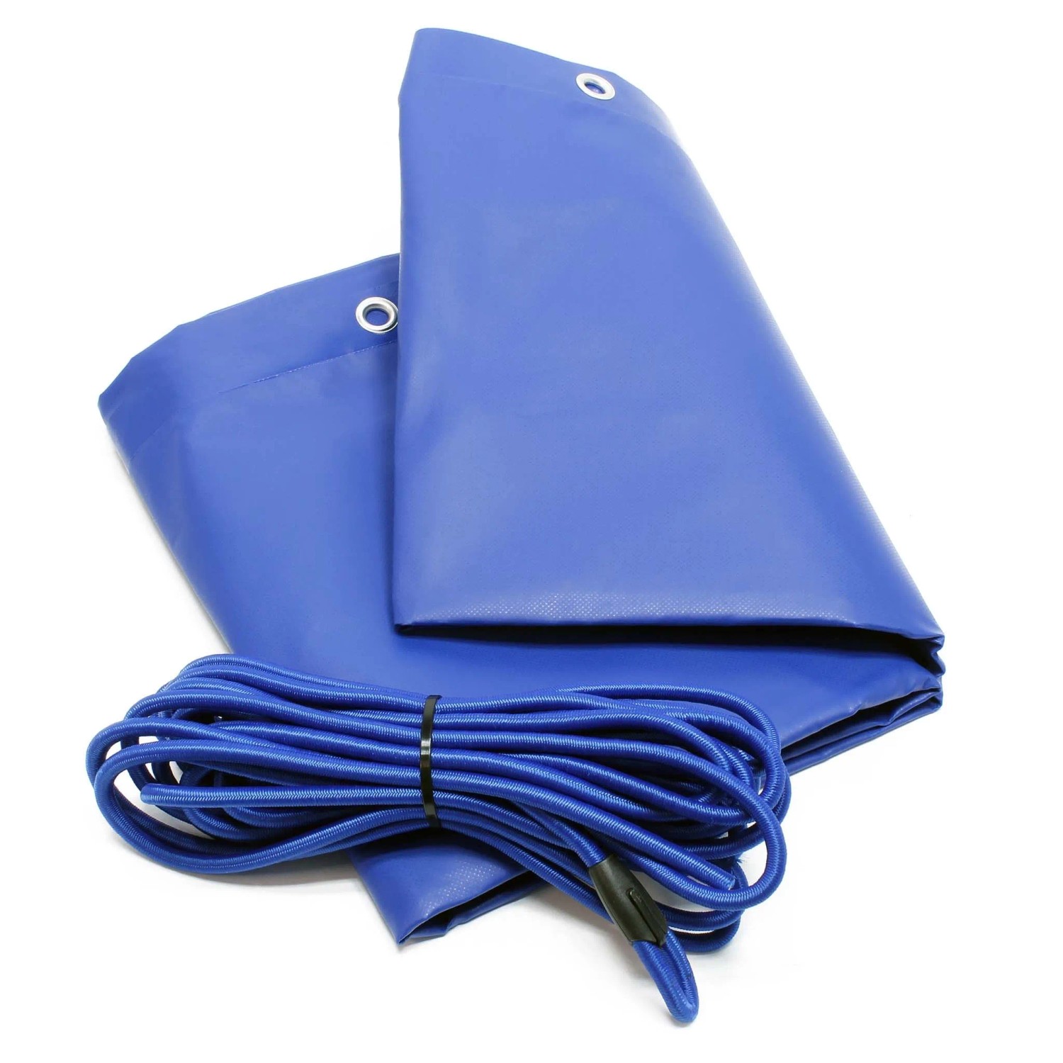 Wiltec Anhänger Flachplane mit Seil 257,5x134,5x5 cm Schutzplane Abdeckplane PVC