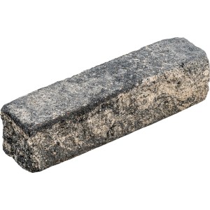 Diephaus Mauerstein Maximo Kina, weiß-schwarz, 50x12,5x12,5 cm, ideal für Mauern und Palisaden.