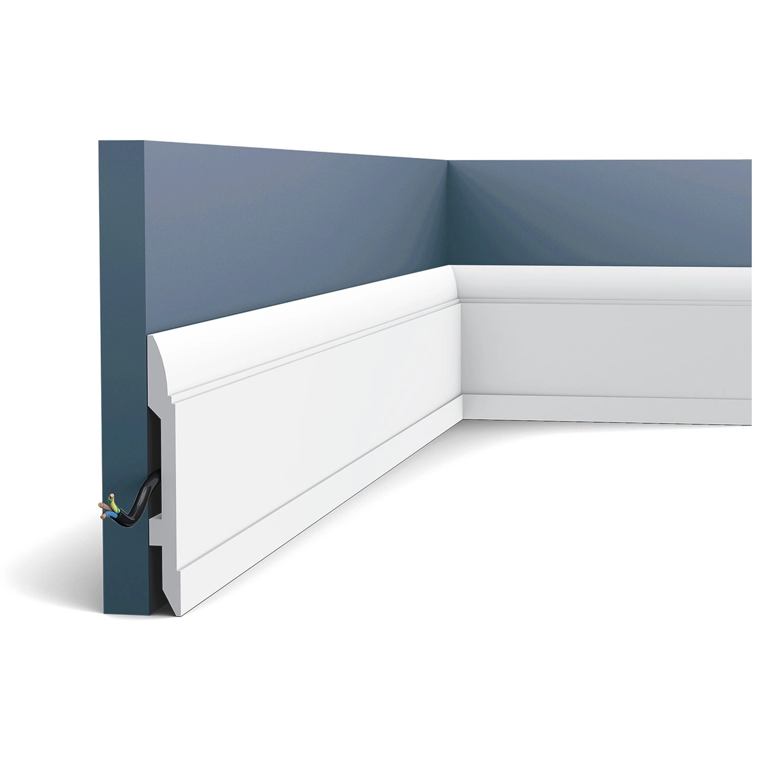 ORAC DECOR SX104 LUXXUS Sockelleiste Profilleiste Kabelschutz Boden-Leiste günstig online kaufen