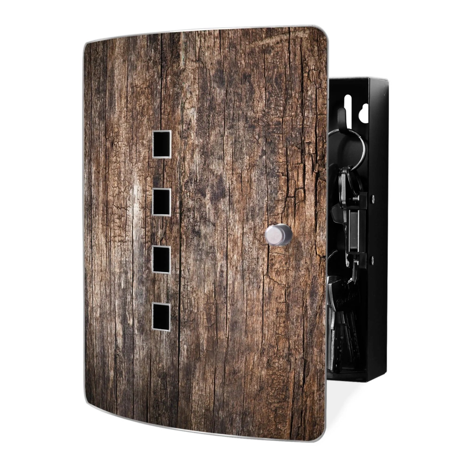 Banjado Design Schlüsselkasten Aus Edelstahl Für 10 Schlüssel 24x21,5x7cm M günstig online kaufen