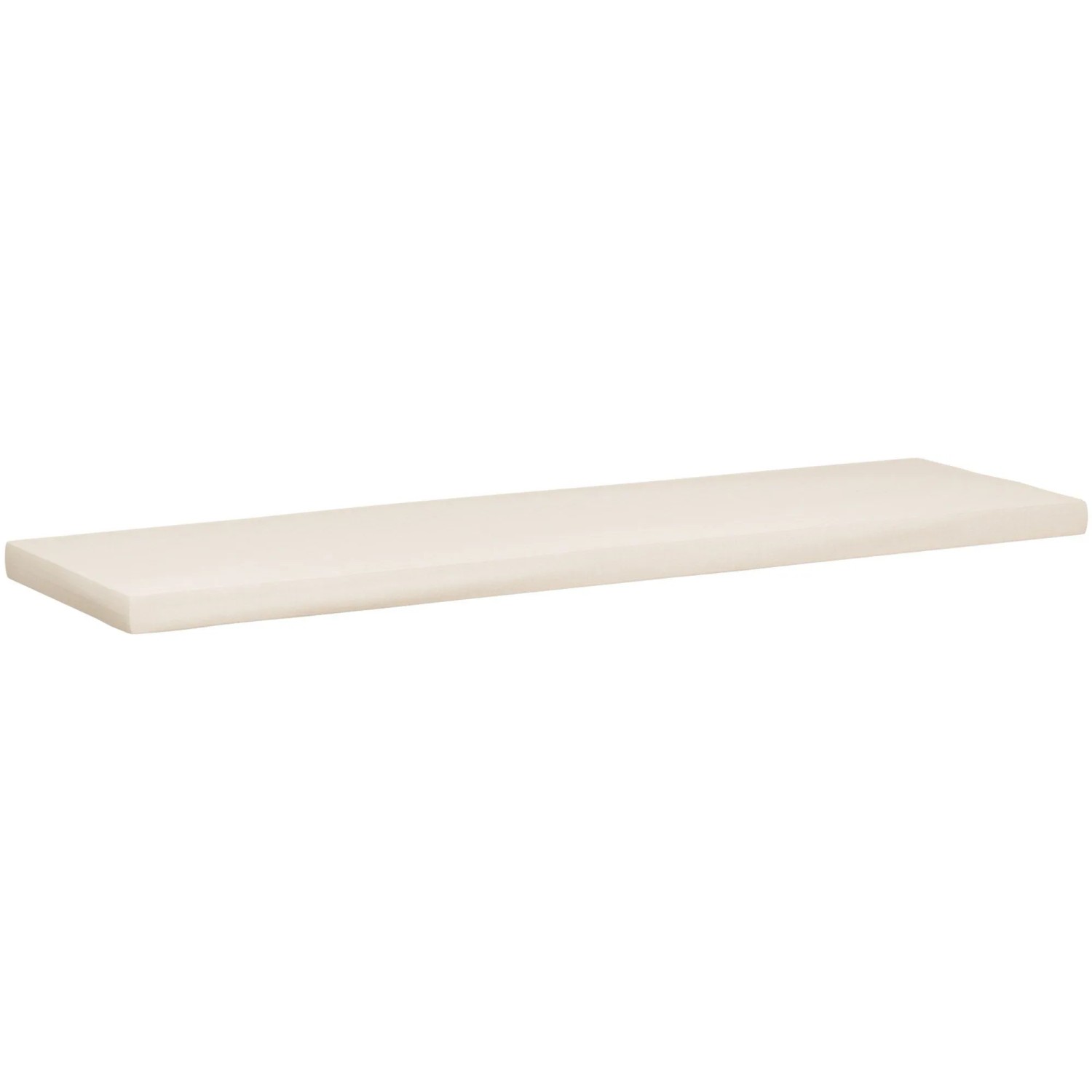DELUKE Sitzkissen PARIS 166x48x8cm Kunststoff Creme Sitzkissen Outdoor für Gartenbank