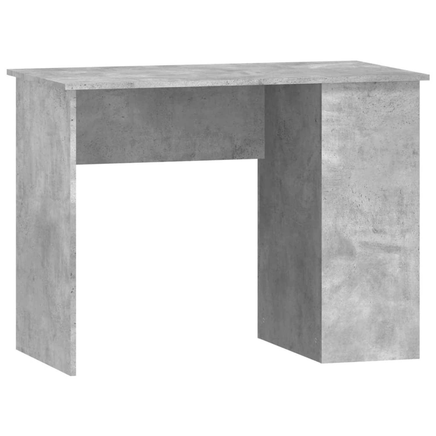 vidaXL Schreibtisch Betongrau 100x55x75 cm Holzwerkstoff 823028