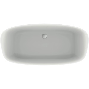 Freistehende Ideal Standard Badewanne Dea, oval, 190x90 cm, in Schwarz Matt.