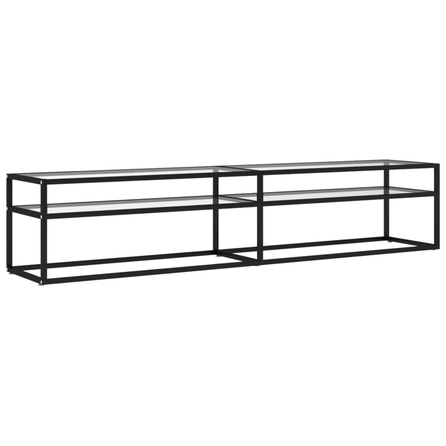 Tv-schrank Transparent 200x40x40,5 Cm Hartglas günstig online kaufen