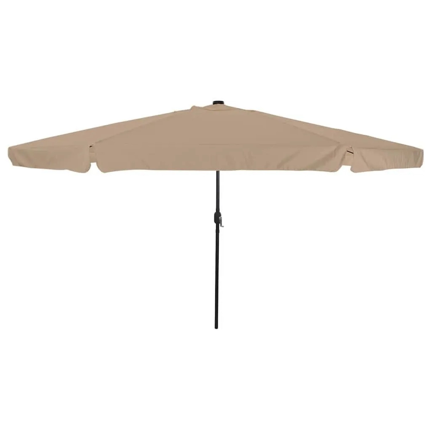 vidaXL Gartenparasol Taupe und Schwarz 395 x 395 x 245 cm 42003647 günstig online kaufen