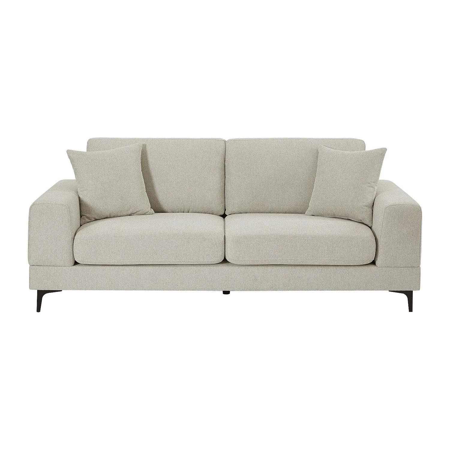 Vente-unique Sofa Ohne Schlafmöglichkeit Jamolo Beige 198 cm