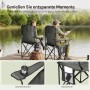 WOLTU Campingstuhl Klappbar Leicht mit Hochlehne Kühltasche Getränkehalter_5