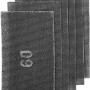 LUX Gitterleinen-Set Comfort, 6-teilig, für Schwingschleifer. Schleifpapier in verschiedenen Körnungen.